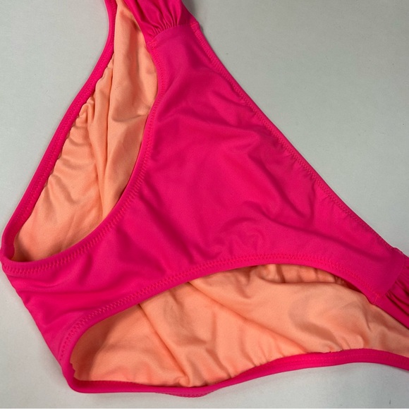 Y2K Victorias Secret Size Medium Knockout Cheeky Bikini Bottoms Solid Pink #3485 - Picture 2 of 8